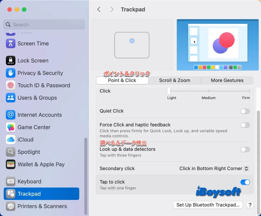 クイックルックを無効にする