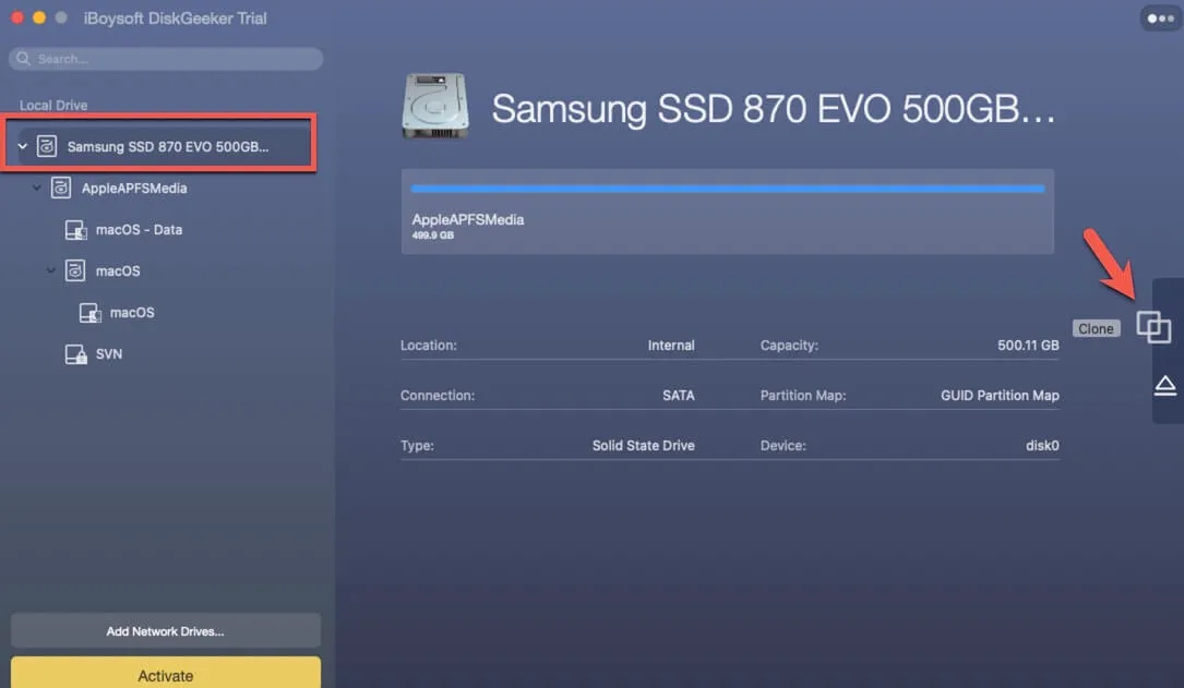clone hard drive to ssd mac