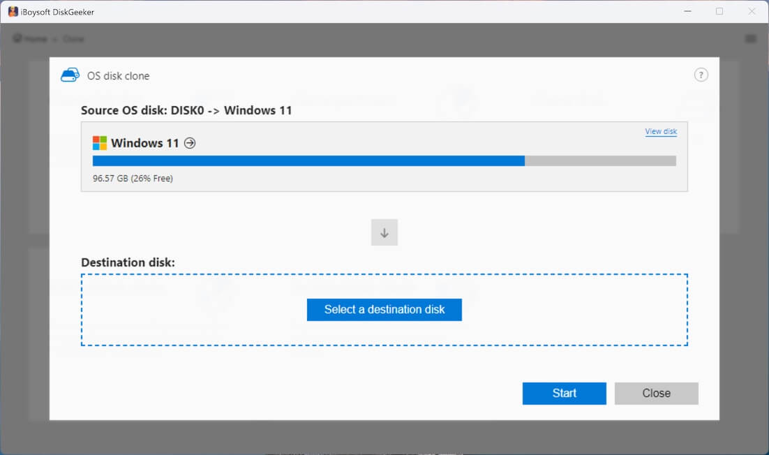 clone Windows 11 OS disk