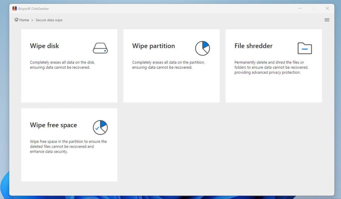 secure data wipe module