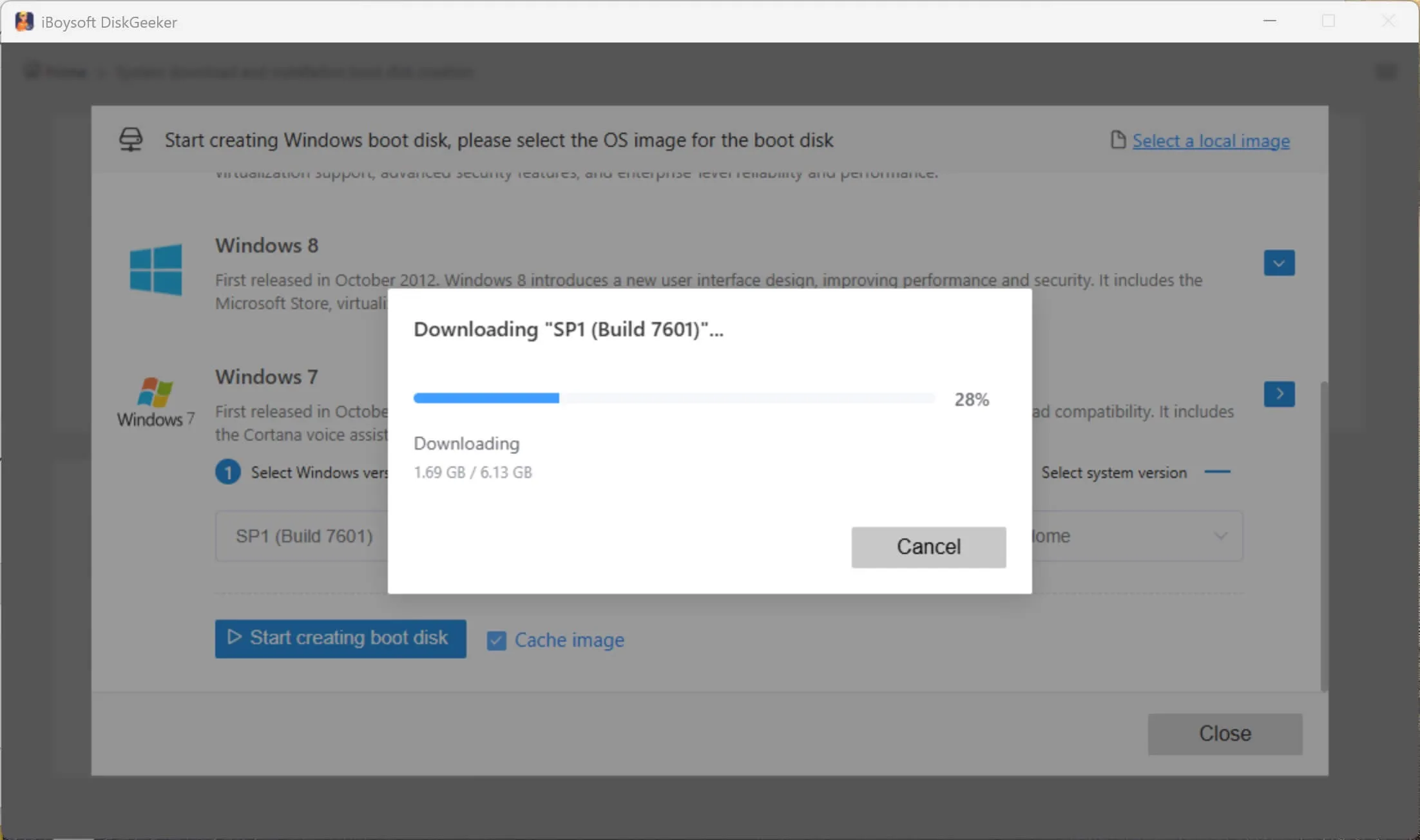 Creating Windows 7 bootable USB installer