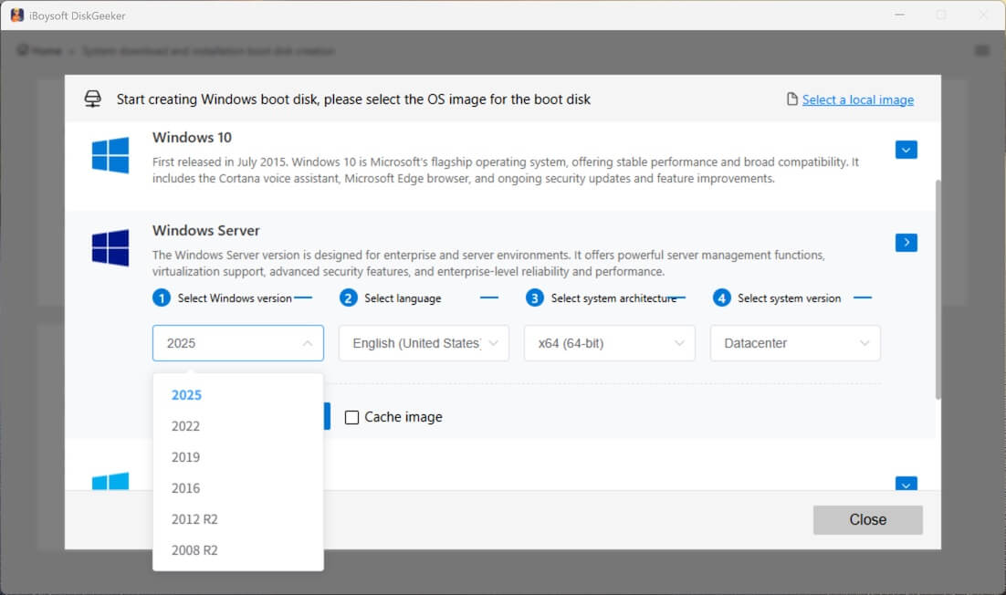 create Windows Server 2022 bootable USB installer