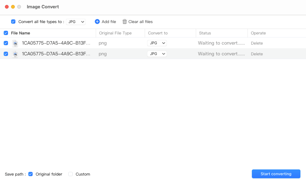 iBoysoft MagicMenuですべての画像をJPGに変換する