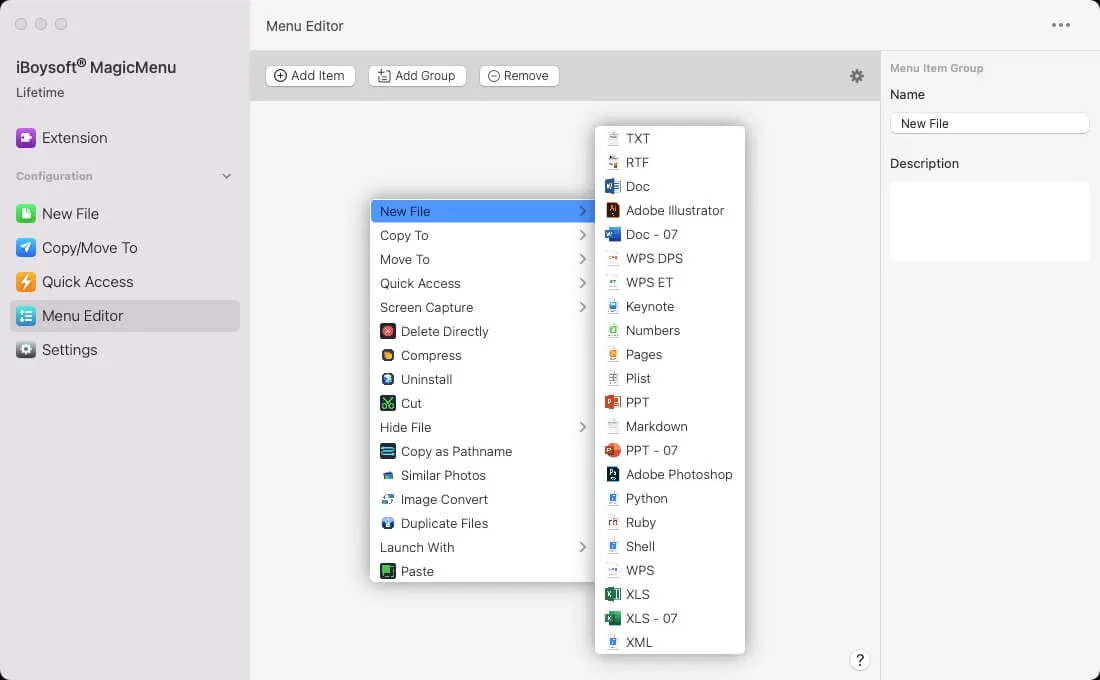 organize files on Mac