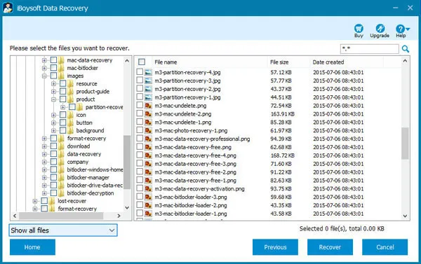 recover files on iBoysoft Data Recovery Software