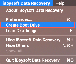iBoysoft Datenrettung erstellt ein bootfähiges Laufwerk