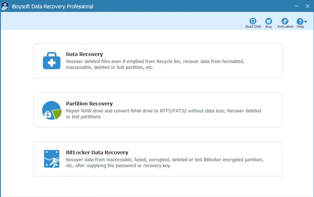 choose a recovery module