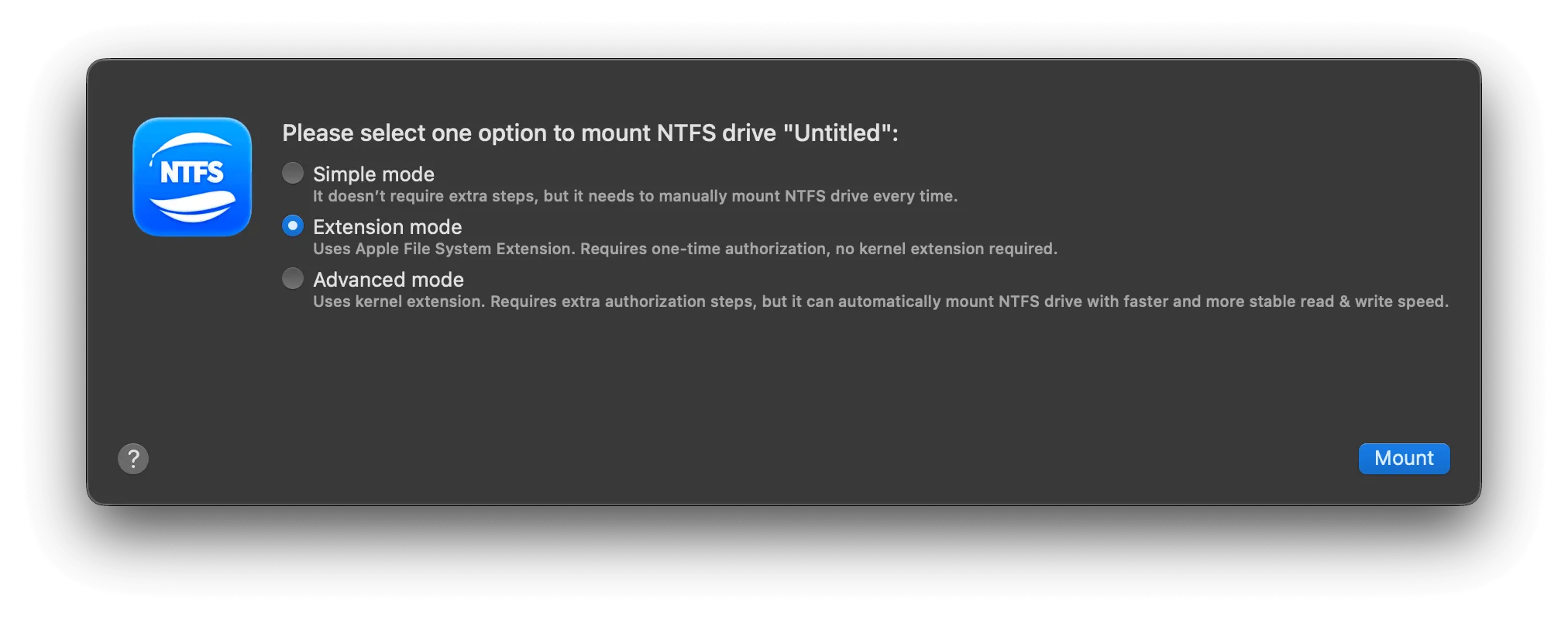 select mode
