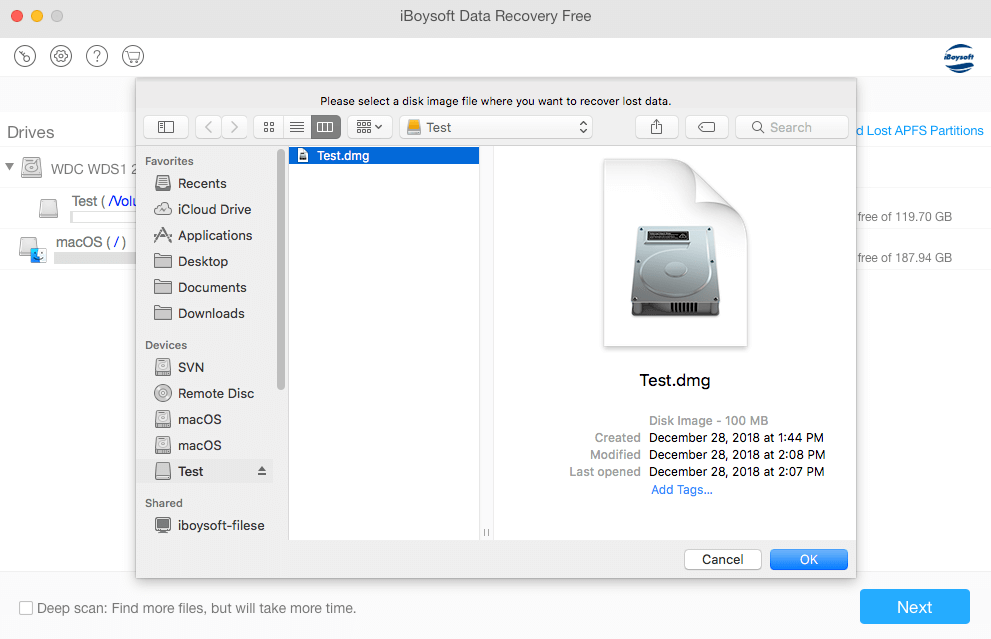 recover file on mac