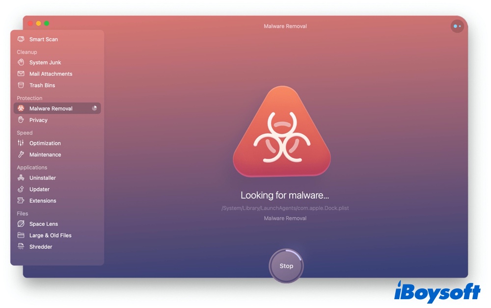use CleanMyMac X to remove Search Marquis from Mac