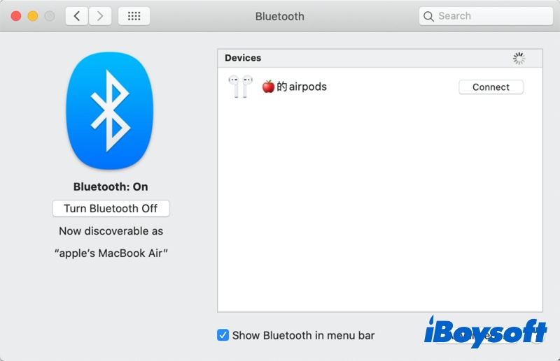 connect airpods to macbook