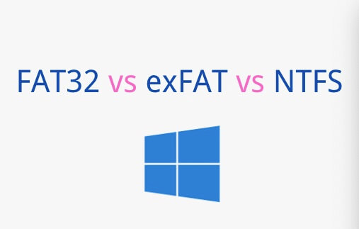 FAT32 VS exFAT VS NTFS