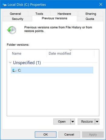 recover lost data from USB flash drives with Windows Previous Versions