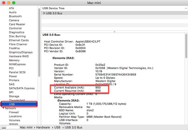 hard drive underpower M1 Mac