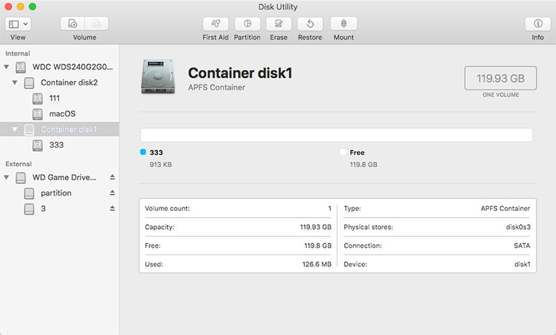 container mac