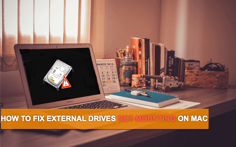 Fix external hard drive not mounting on Mac issue without data loss