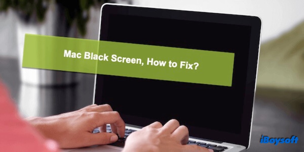 Fix MacBook Pro black screen