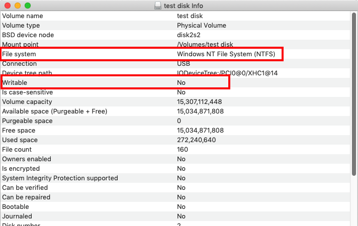 seagate external hard drive read only on mac