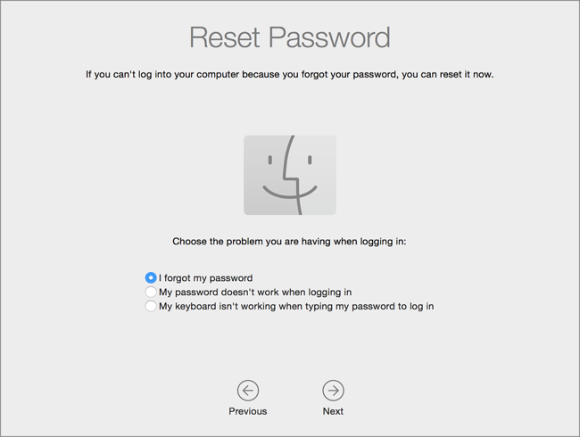 how to reset macbook password when locked out