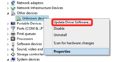 update disk drive to fix raw drive
