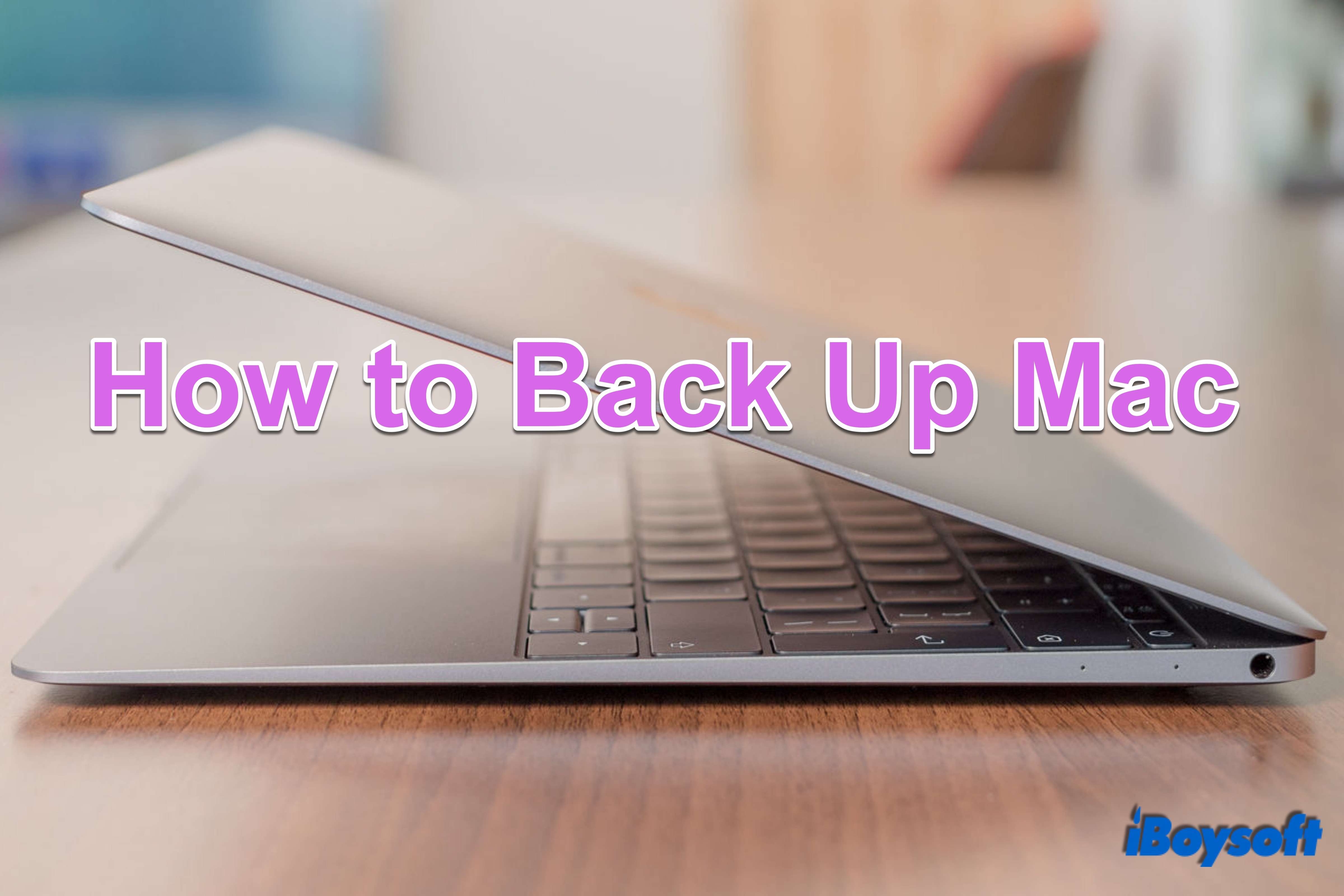 how to back up your Mac