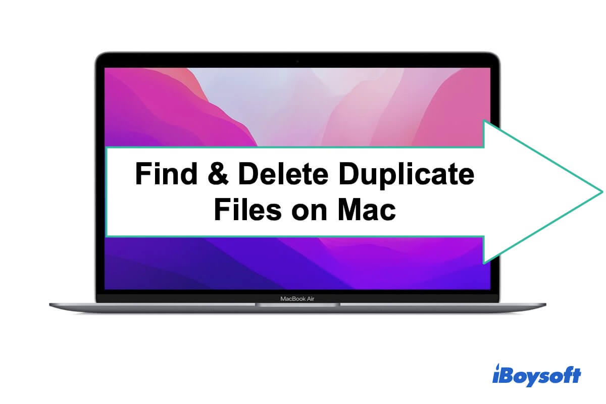 How to delete duplicate files on Mac