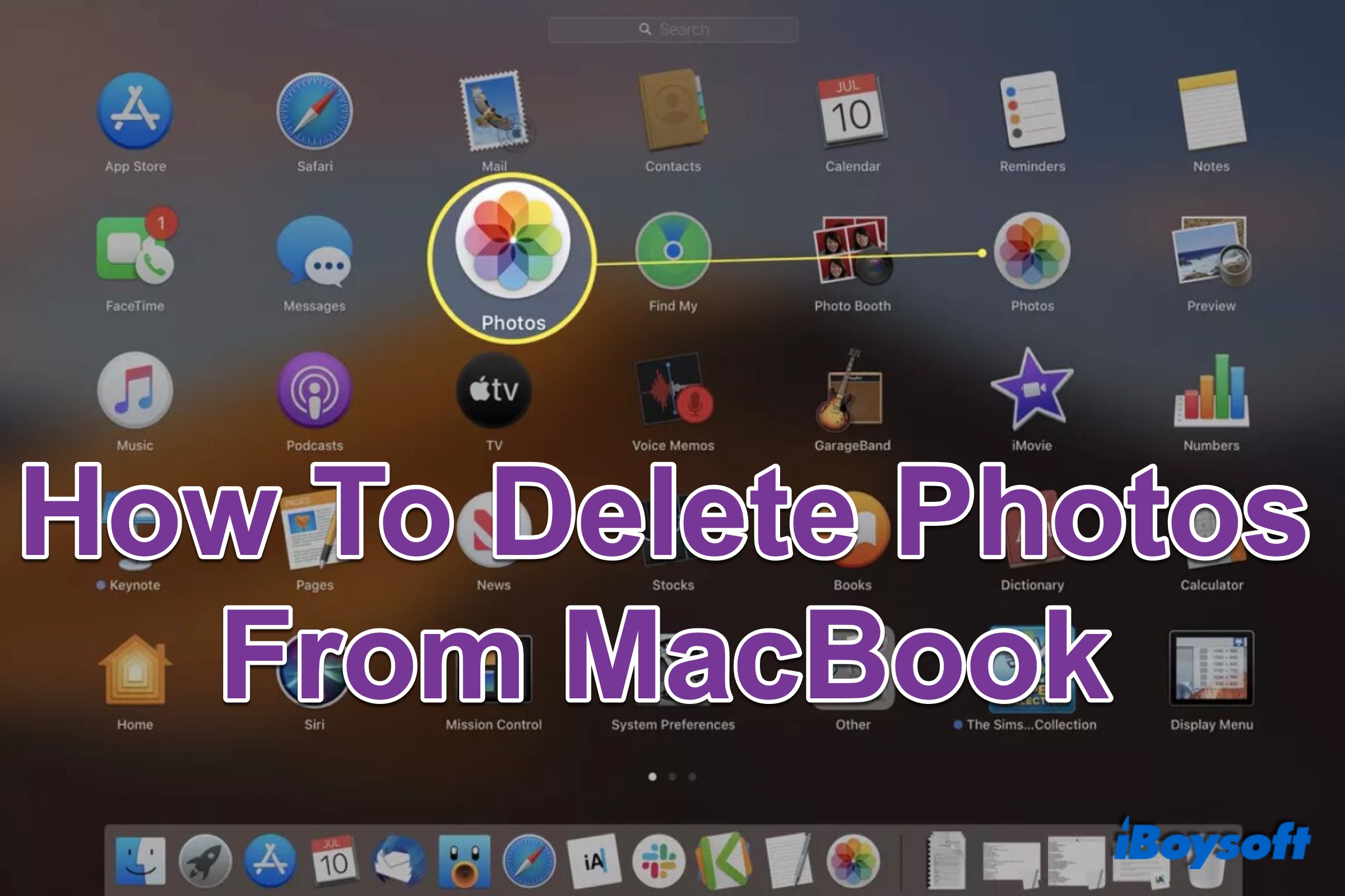 delete apps on macbook air