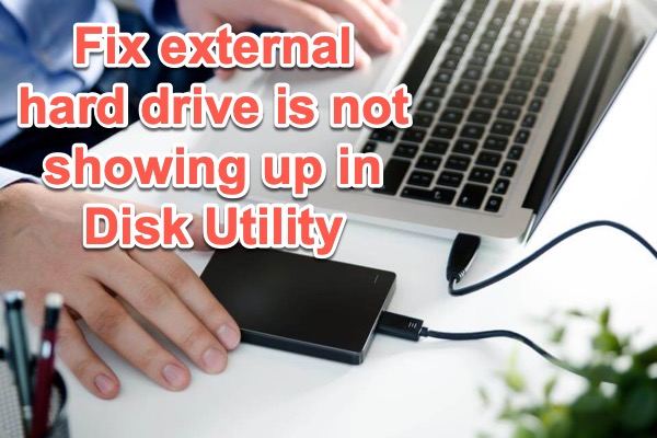 disque dur externe ne s'affiche pas dans l'Utilitaire de disque