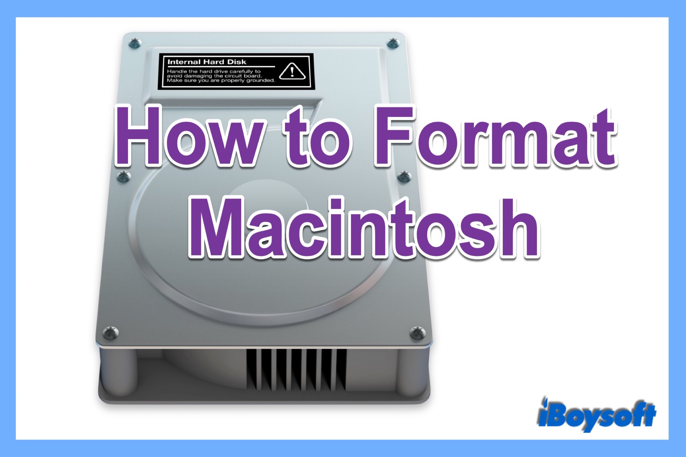 how to format Macintosh