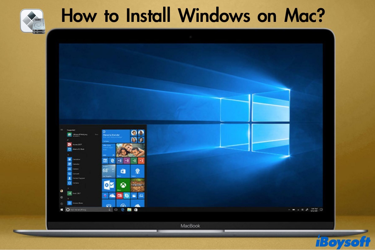how to download windows 10 on a mac