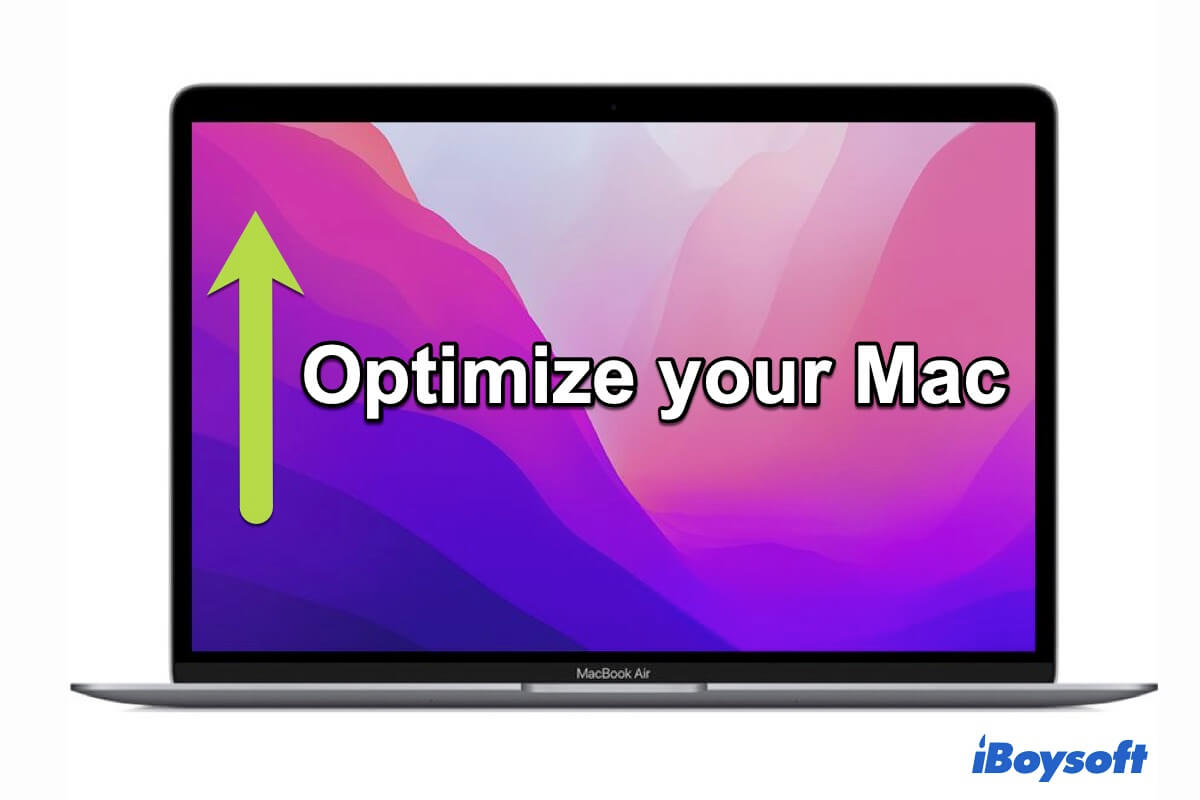 optimize my mac