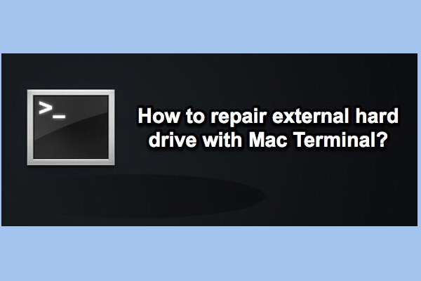 How to repair external hard drive with Mac Terminal