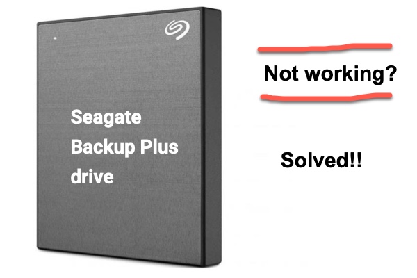 Seagate plus not working