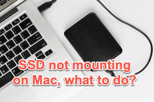 fix SSD not mounting on Mac?