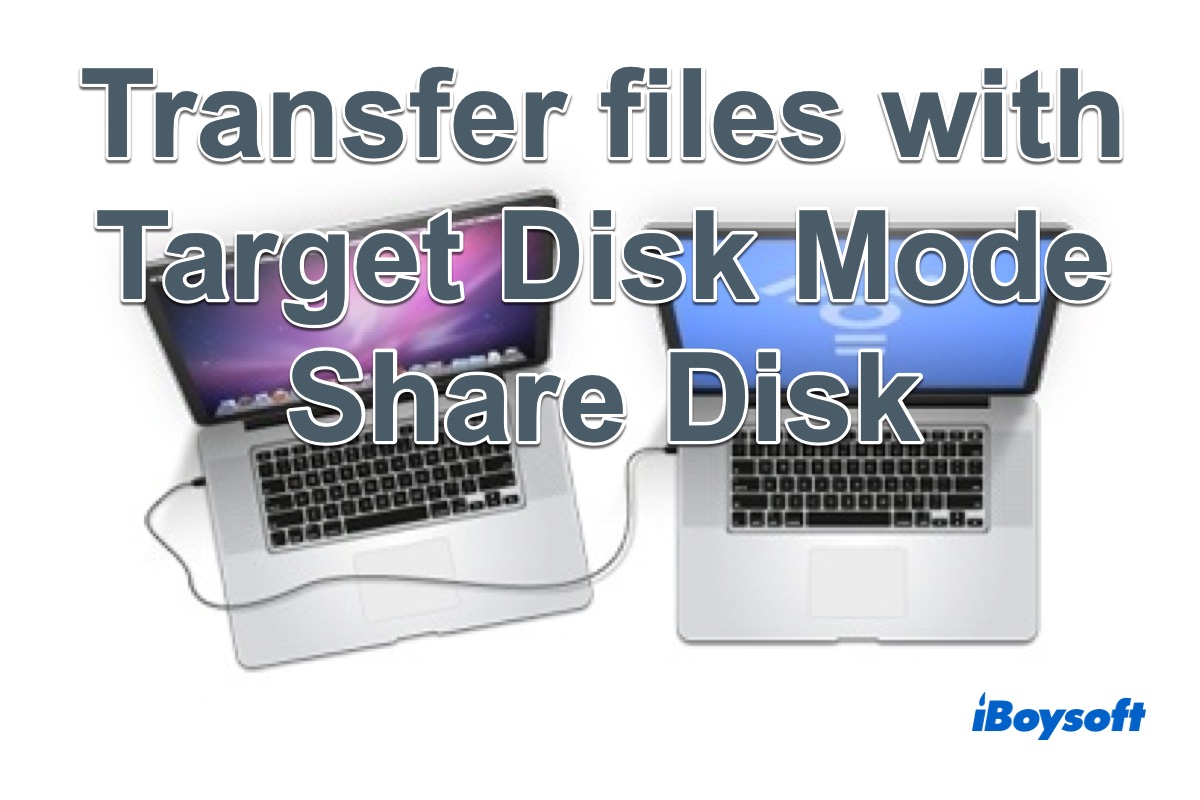 Transfer files between Macs with Target Disk Mode